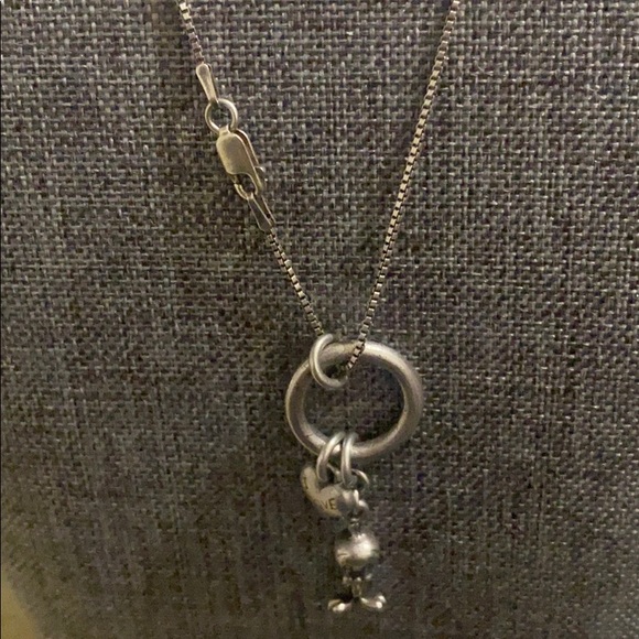 Sterling silver vintage necklace - Picture 4 of 7